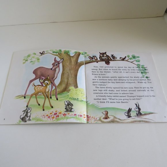 DISNEY Bambi Book & Cassette Tape & USB Flash Drive with MP3 Files - Picture 3 of 9
